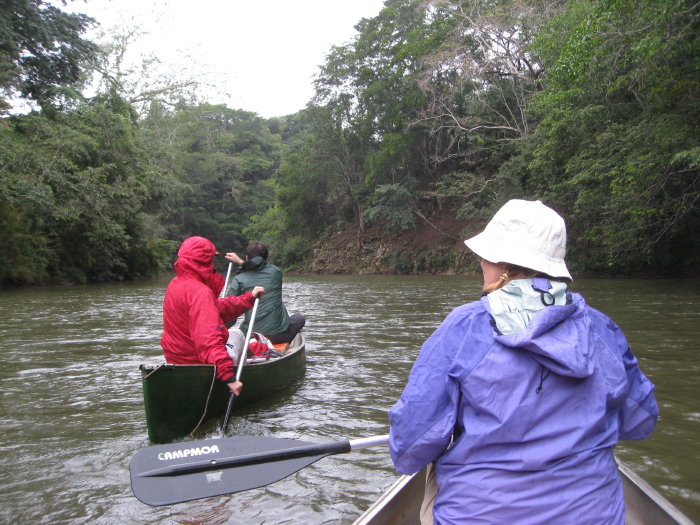 Starting off on the river